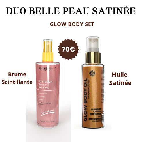 DUO GLOW BODY OIL + GLITTER BODY SPRAY
