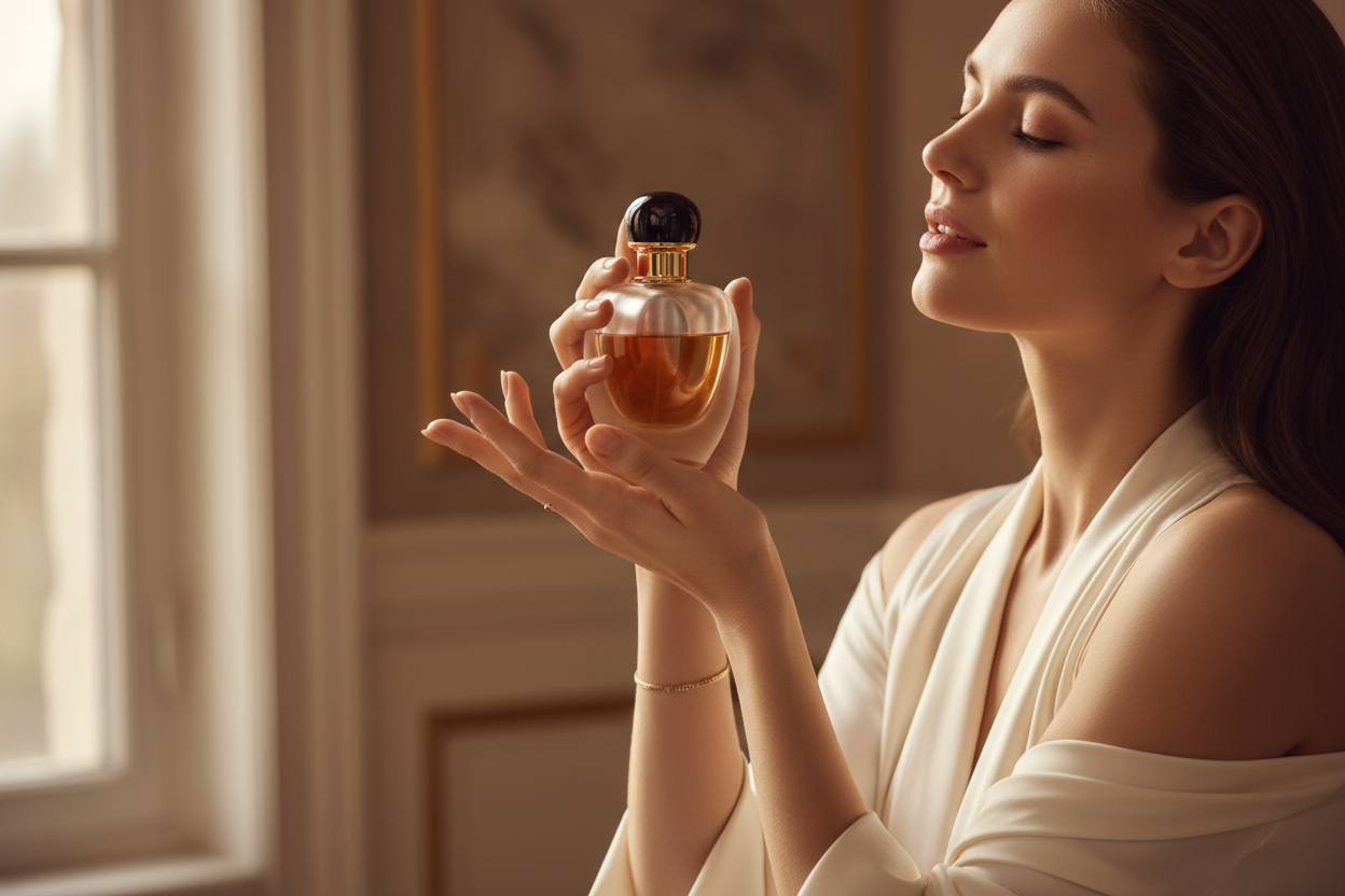 une personne avec parfum